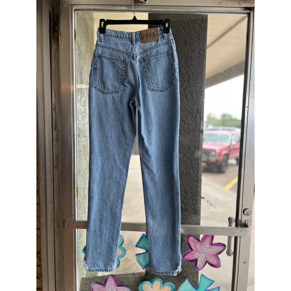 Reworked Graphite patchwork jeans size 3 - Picture 6 of 6